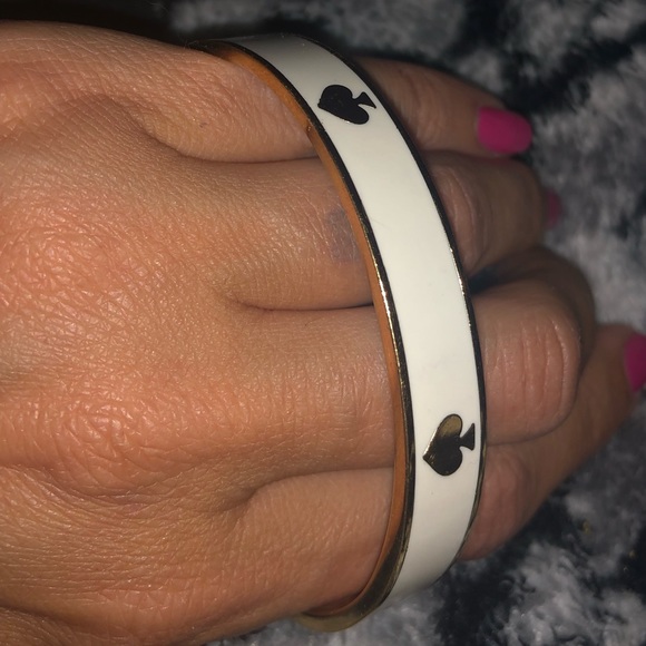 Kate Spade Bangle bracelet • white/gold • - Picture 4 of 5